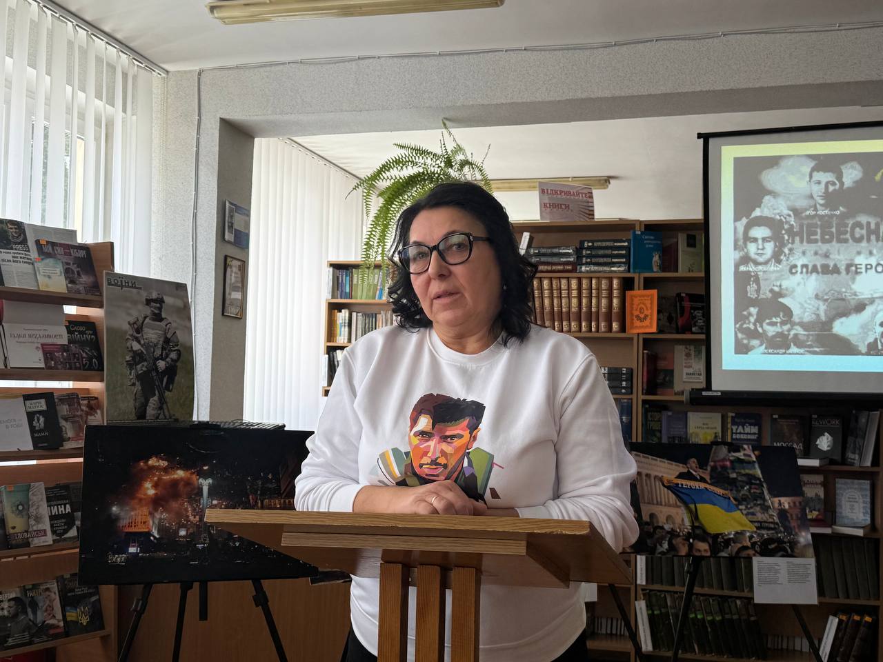 Vystupaie Mariia Hurniak, maty Viktora Hurniaka